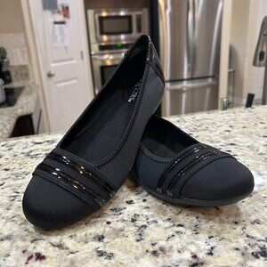 Kim Rogers Findy Black Slip On Ballet Flats Women's Size 8M